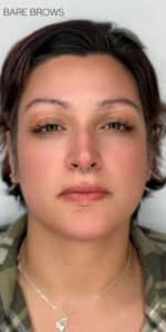 Before Image: Combination Brows
