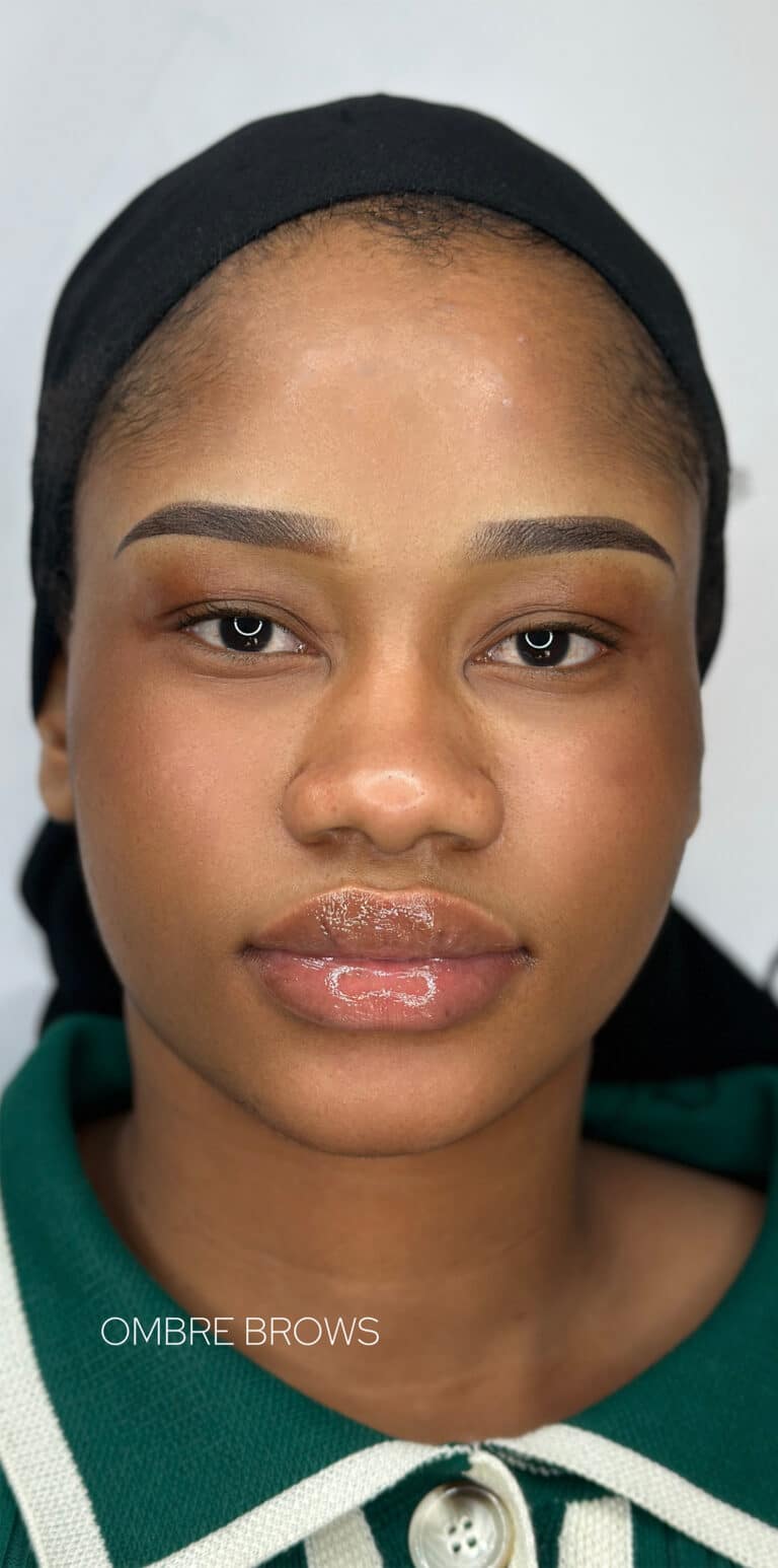 Before Image: Ombre Brows - front