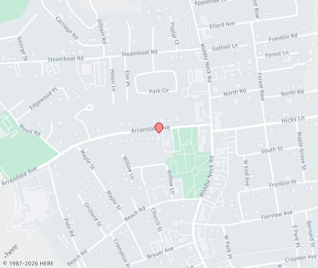 Location Map: 2 Hicks Lane Great Neck, NY 11024