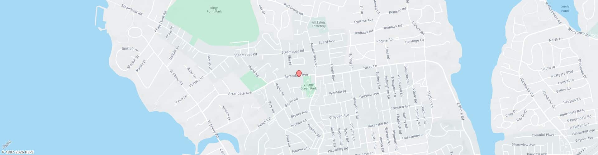 Location Map: 2 Hicks Lane Great Neck, NY 11024